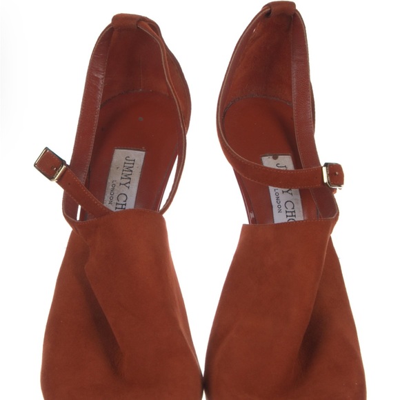 Jimmy Choo open toe buckle pumps sz 41 - Picture 4 of 7